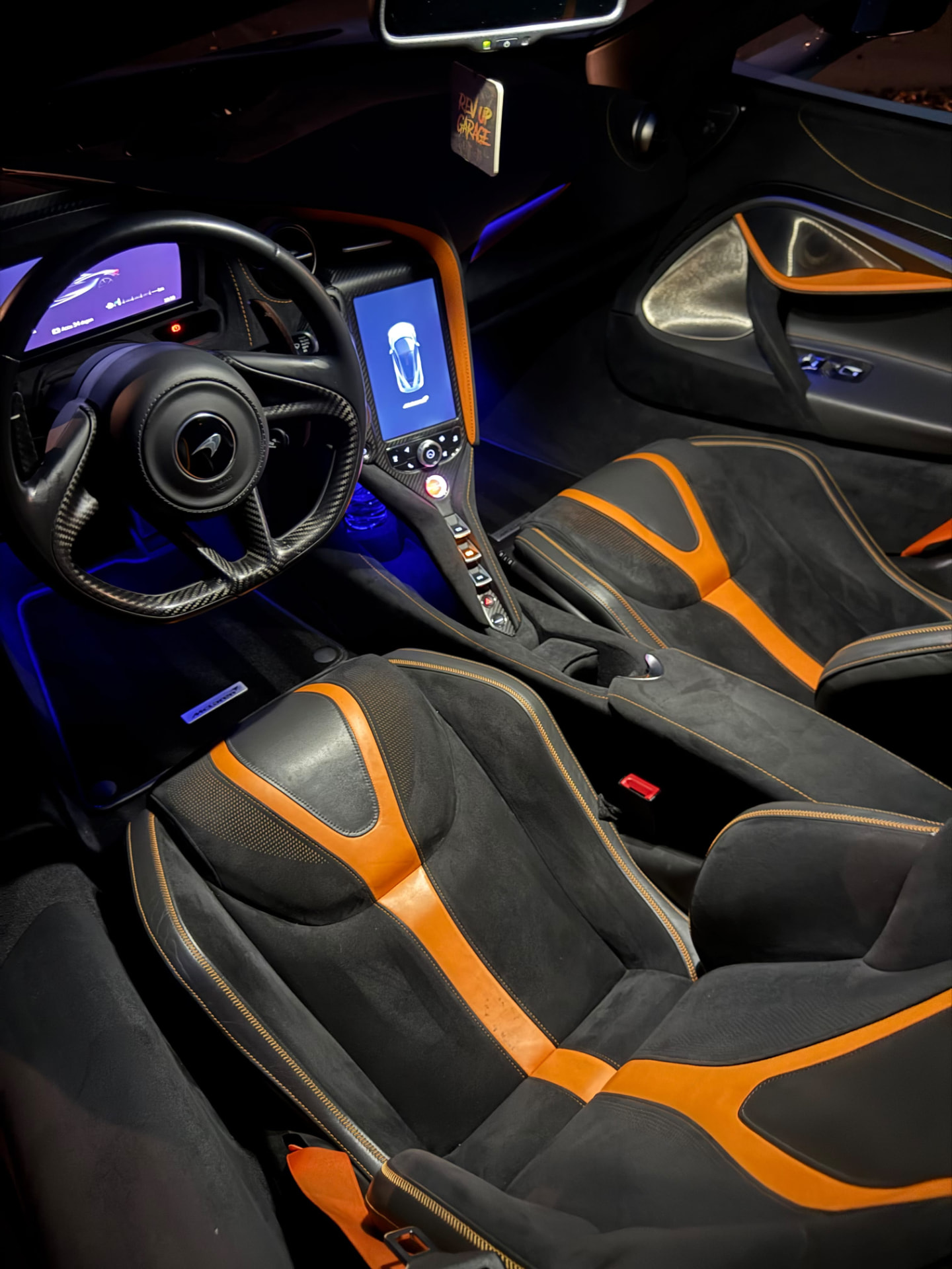 Interieurreiniging van een McLaren